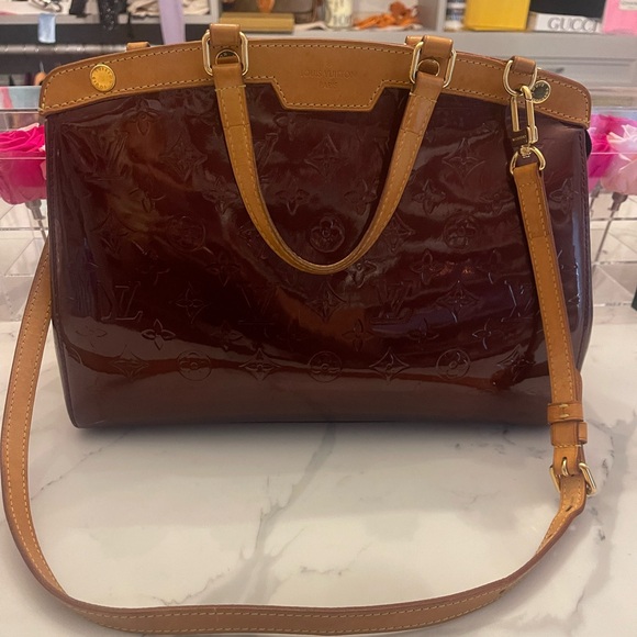 Louis Vuitton Handbags - ****SOLD******Louis Vuitton Amarante Vernis Brea MM